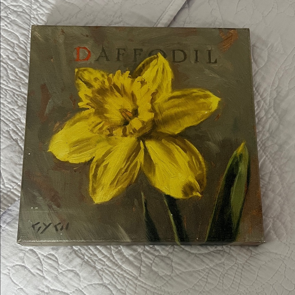 Yellow Daffodil Canvas Art